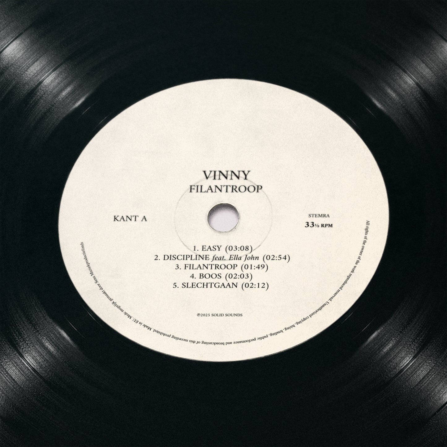 Vinny - Filantroop Vinyl LP